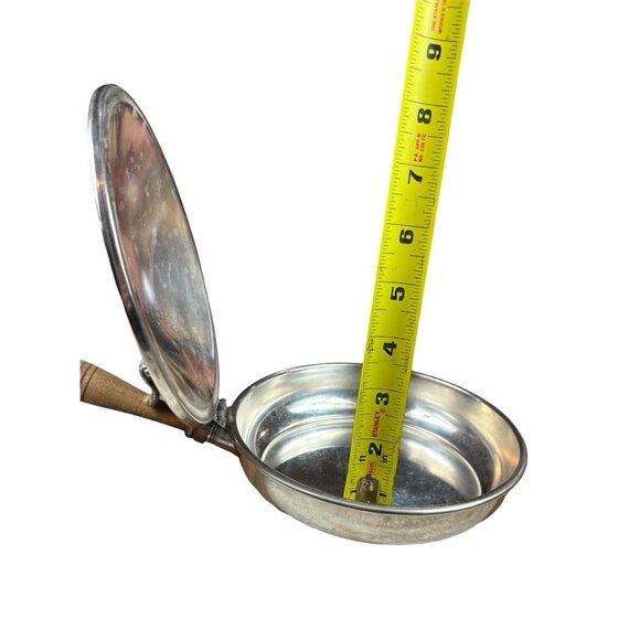 Antique Silver Plated Sheffield Silver Silent Butler 6.5” - Picture 14 of 14